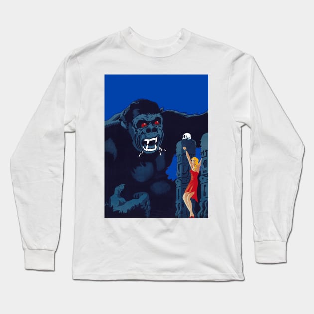 King Kong Long Sleeve T-Shirt by idrockthat